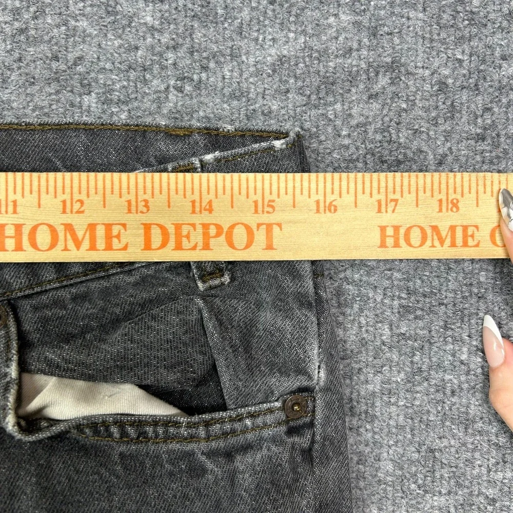 Vintage Levi's 505 Jeans Men's Black Denim Pocket Classic USA Made - 33X34